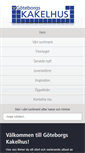 Mobile Screenshot of goteborgskakelhus.se